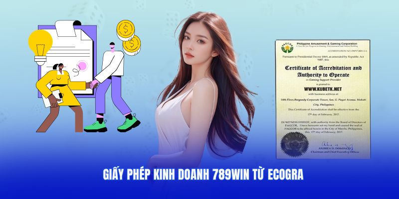 Giấy phép kinh doanh 789win từ ECOGRA