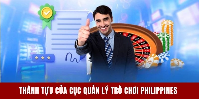 Thành tựu của Cục Quản lý Trò chơi Philippines